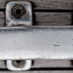 Close-up view of pipe