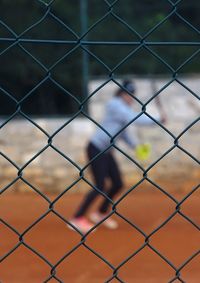 Full frame shot of chainlink fence