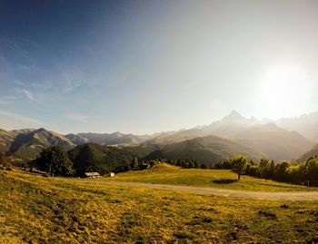 Scenic view of landscape against sky