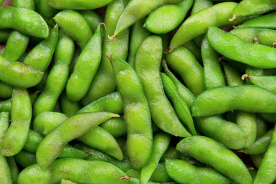 Full frame shot of green beans