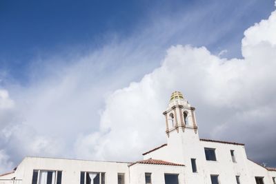 Low angle view of building against sky