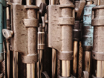 Full frame shot of machinery