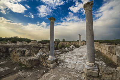 Remains of the city of salamis.