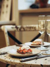 Close-up of drink on table