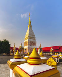 Pagoda of wat phra that renu in renu nakhon dridtrict, nakhon phanom,thailand