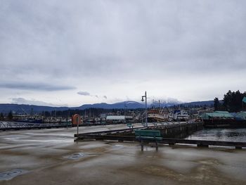 Scenic view of river against sky