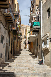 Street amidst buildings in city