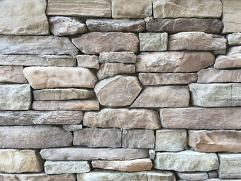 Full frame shot of stone wall