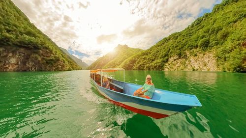 Boat in lake