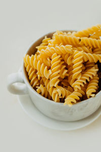 Close-up of pasta in bowl