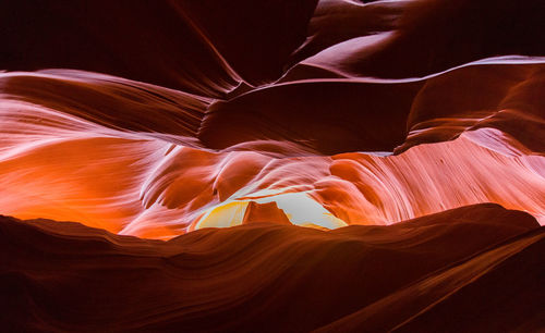 Close-up of rock formation