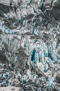 Full frame shot of ice crystals