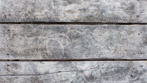 Full frame shot of weathered wooden plank