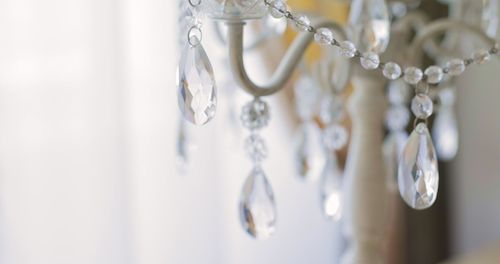 Close-up of chandelier