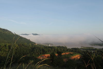 Scenic view of landscape against sky