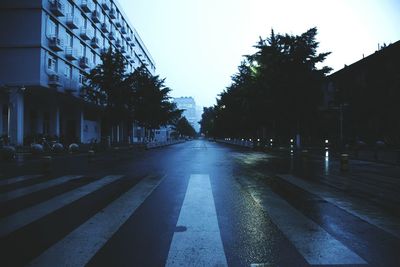 Road in city