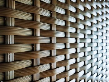 Full frame shot of wicker basket