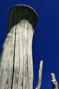 Close-up low angle view of blue sky