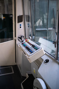 Interior of train