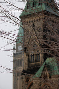 Low angle view of old building