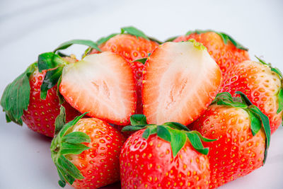 Close-up of strawberries