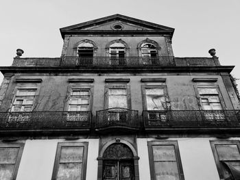 Low angle view of building against sky