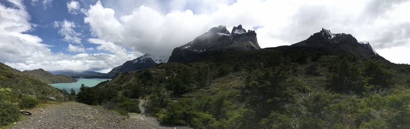Panoramic view of landscape against sky