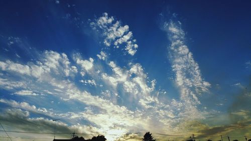Low angle view of sky