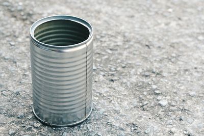 Close-up of metal pipe