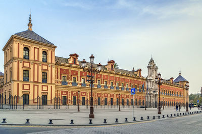 Palace of san telmo is a historical edifice in seville, southern spain