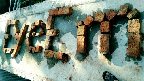 Close-up of rusty metal