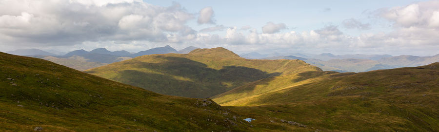 Panoramic view of landscape against sky