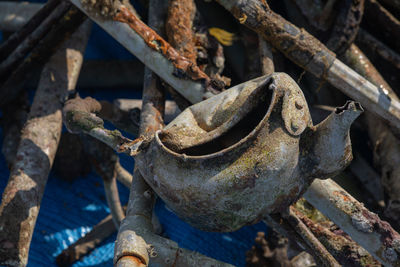 Close-up of rusty metal