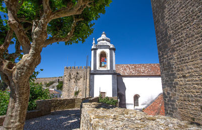 View of historic building against clear sky