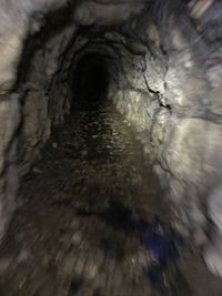 Surface level of old tunnel