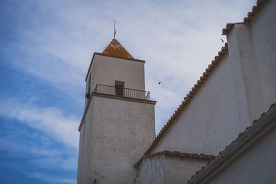 Low angle view of building against sky