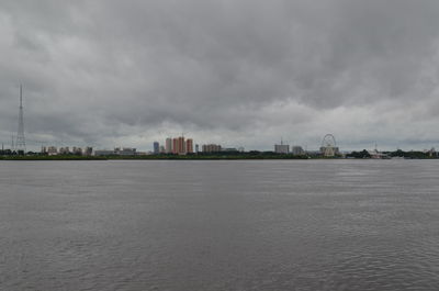 Buildings in city against sky