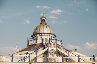 Eastbourne pier against sky