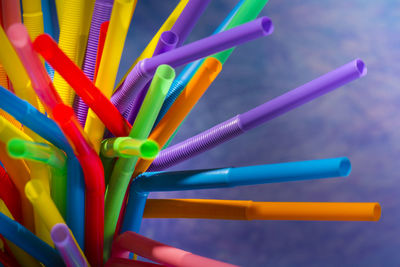 Close-up of colorful pencils