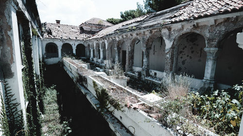 Panoramic shot of historic building against sky