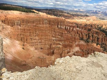 Without life on the edge your not living life, bryce canyon , ariel view of landscape