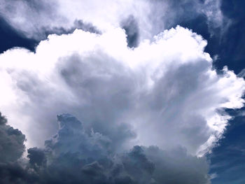 Low angle view of clouds in sky