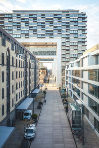 Street amidst buildings in city