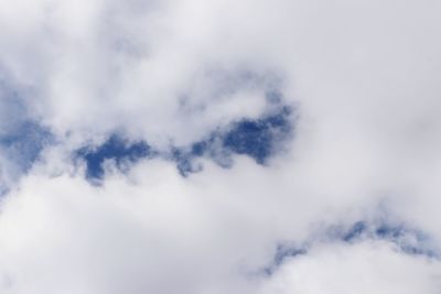 Low angle view of clouds in sky