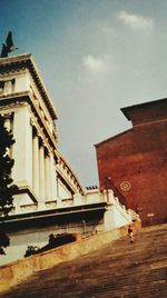 Low angle view of building against sky