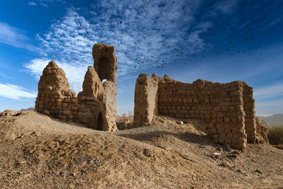 Old ruins against sky