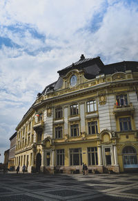 Low angle view of building against sky