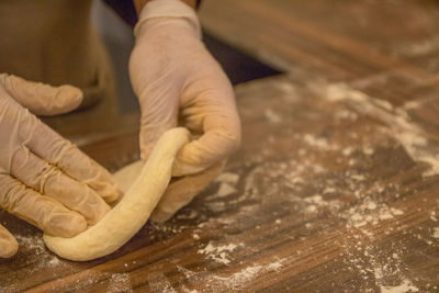 Pastry baking by arabian chef in jordan