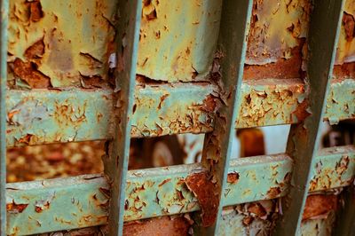 Full frame shot of rusty metal