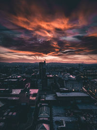 Overlooking manchester city.